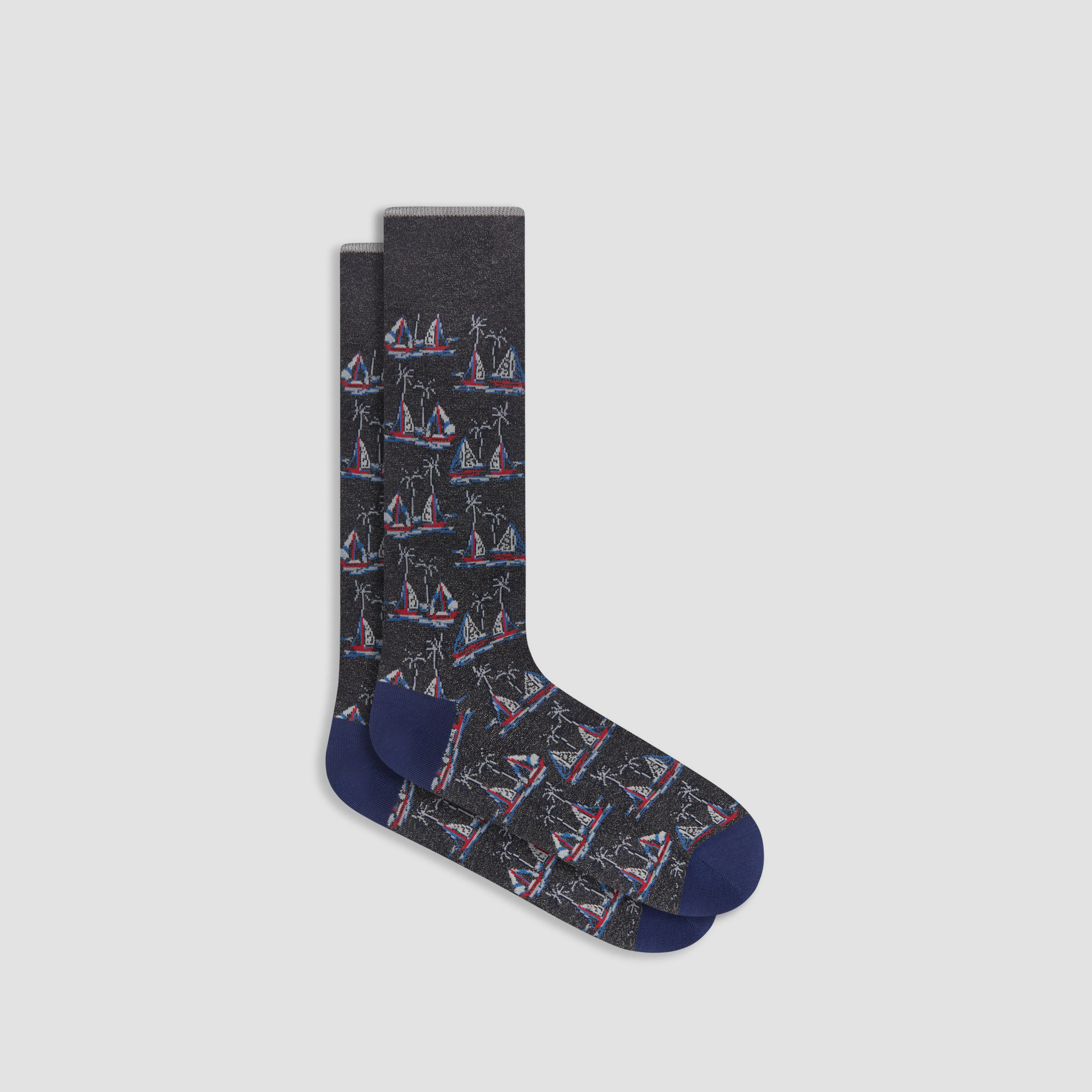 Sailboat Mid-Calf Socks