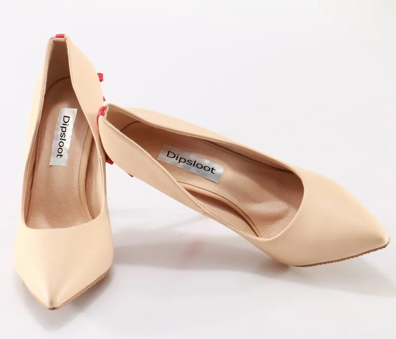 Sexy Women Thin Strap Bowtie Back Decor Pumps
