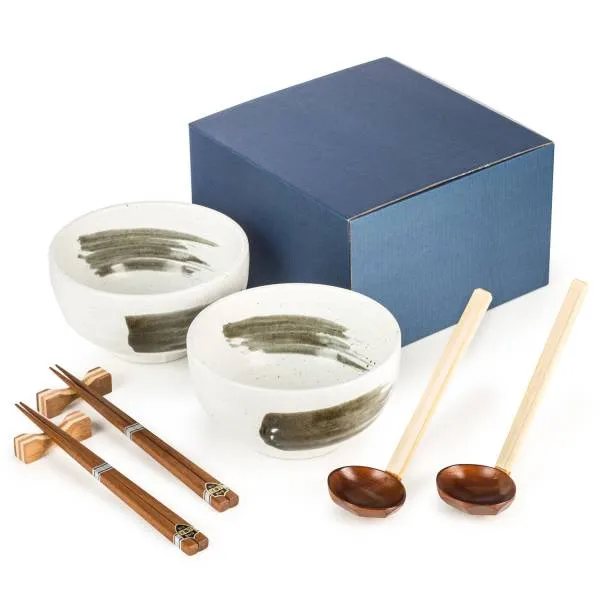 Shirokessho Japanese Ramen Noodle Bowl Set