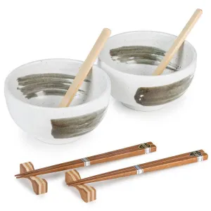 Shirokessho Japanese Ramen Noodle Bowl Set