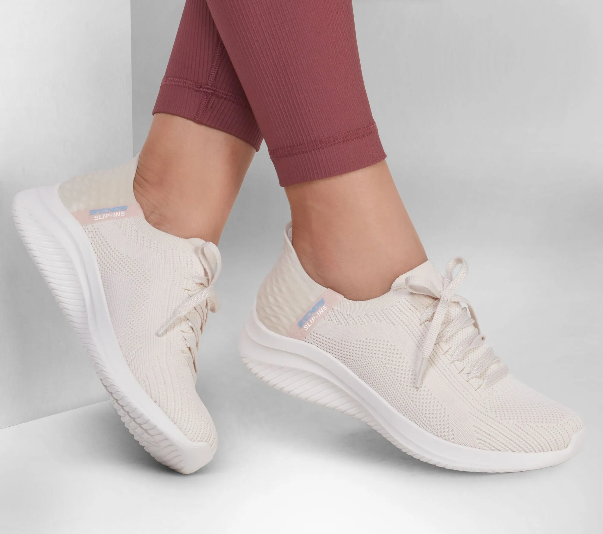 Skechers Ultra Flex 3.0 Brilliant Path Womens Training Shoes - Natural
