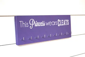 Soccer / Softball / Lacrosse Medal Holder - This Princess Wears Cleats - Medium