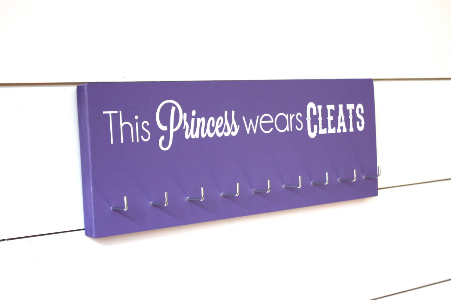 Soccer / Softball / Lacrosse Medal Holder - This Princess Wears Cleats - Medium