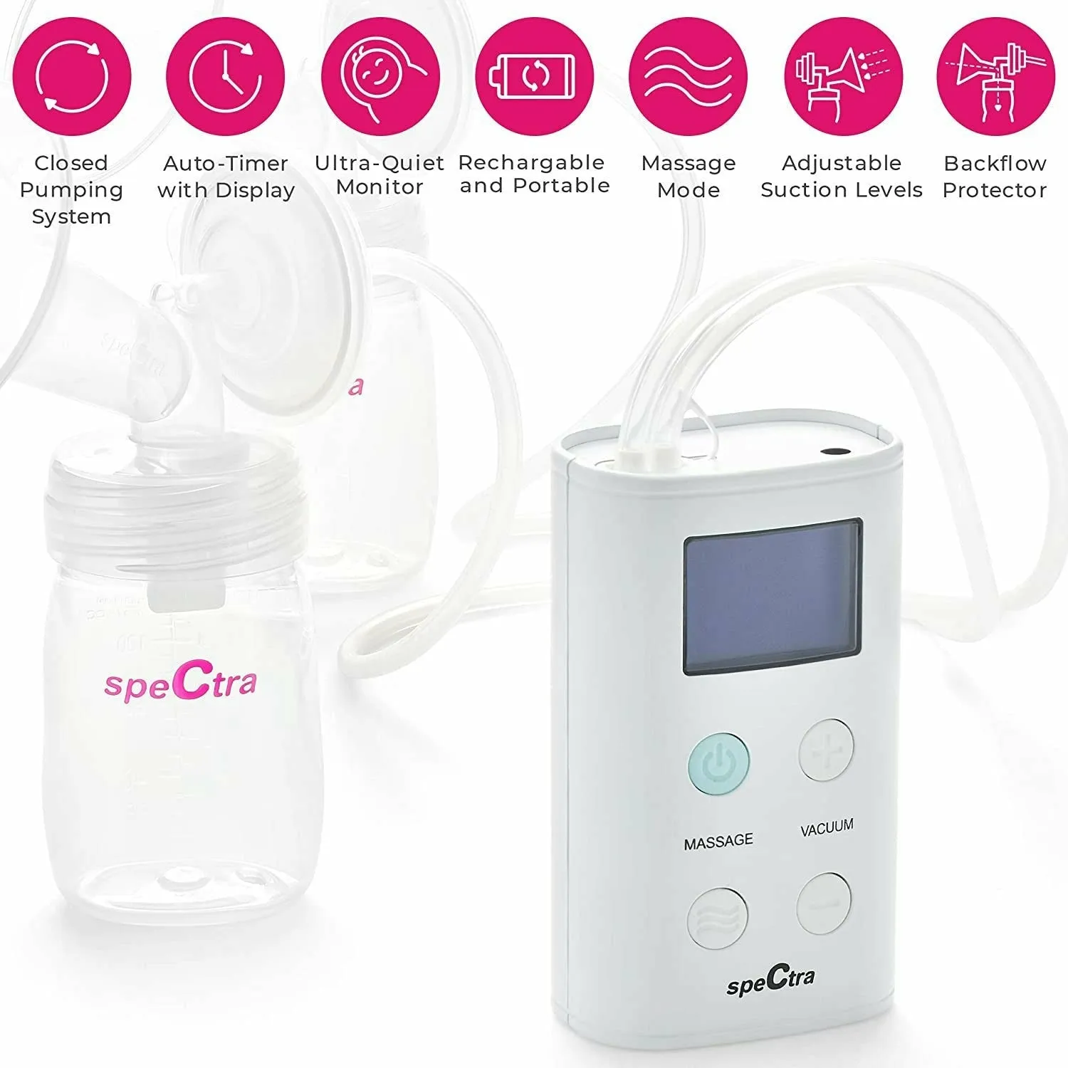 Spectra 9 Plus Advanced Double Electric Breast Pump with Rechargeable Battery