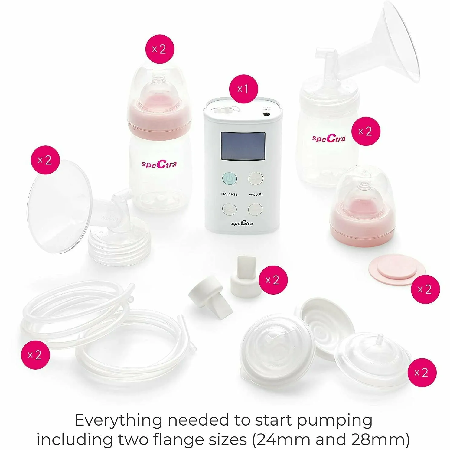 Spectra 9 Plus Advanced Double Electric Breast Pump with Rechargeable Battery