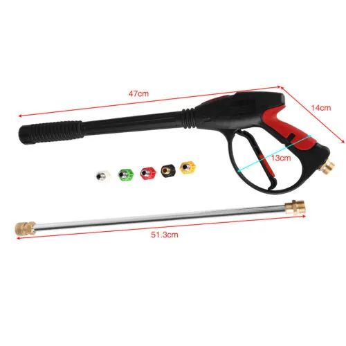 SPRAY GUN WAND / LANCE & TIPS Power Pressure Washer Water Pumps Up to 4000 PSI