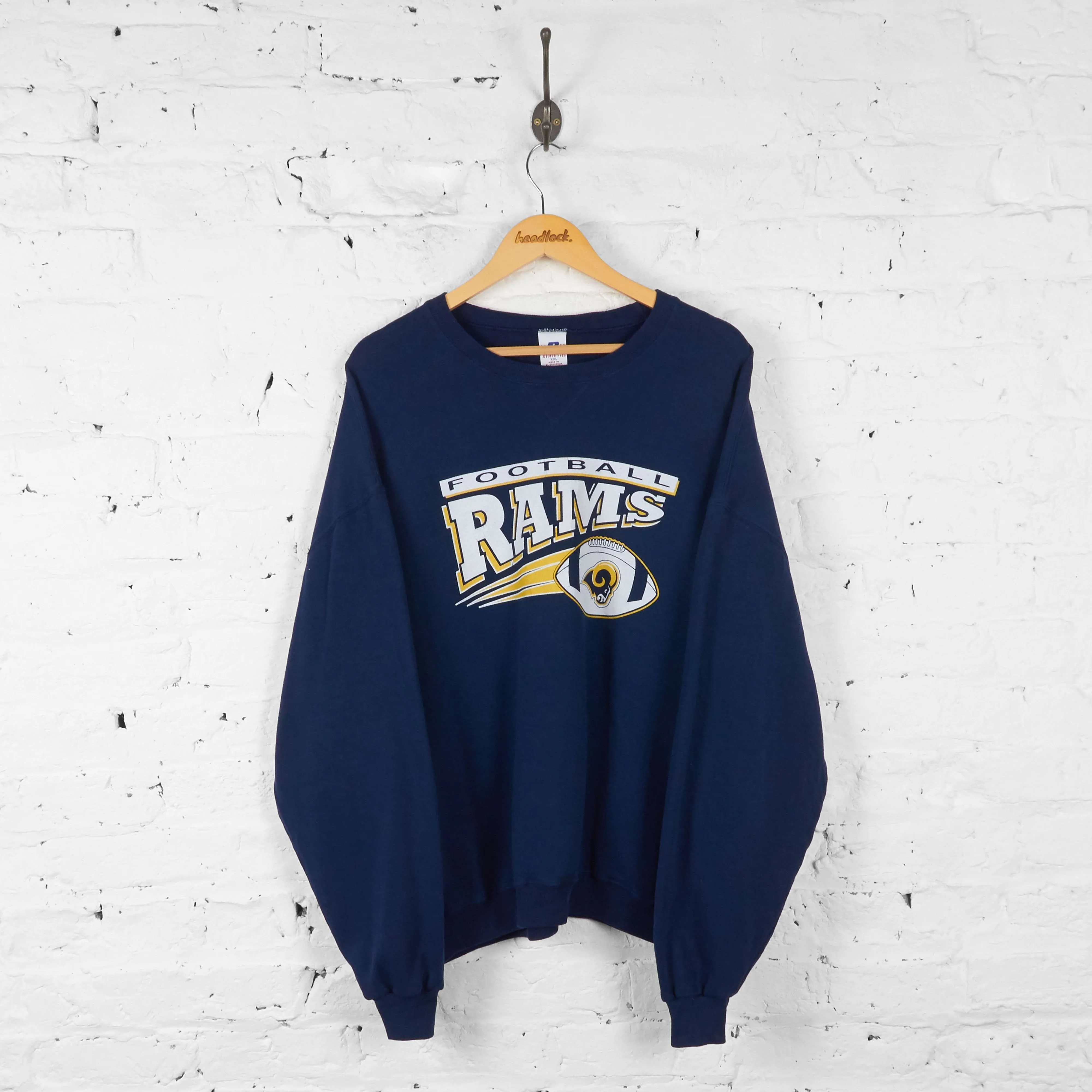 St Louis Rams American Football Sweatshirt - Blue - XXL