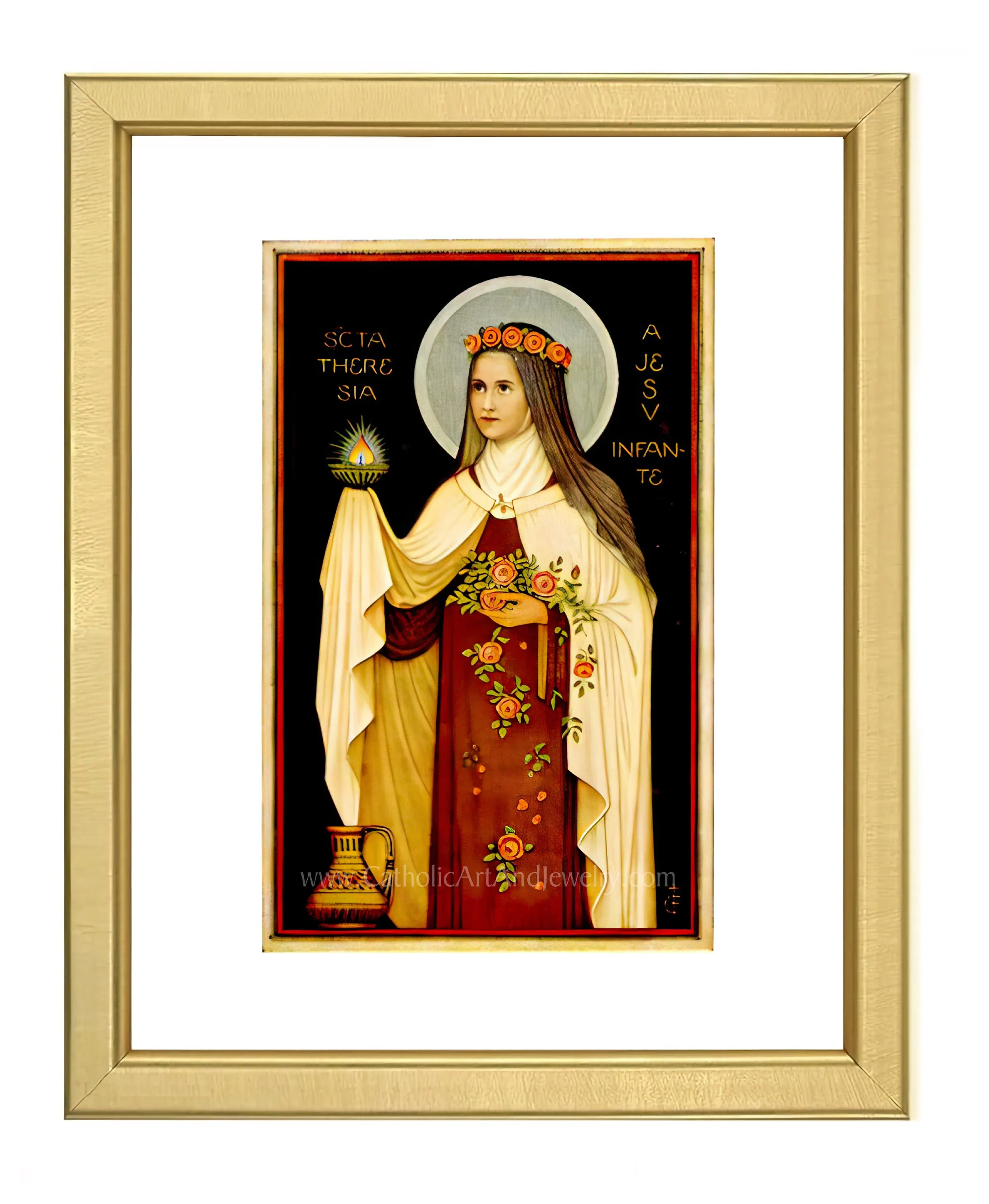 St. Therese – Based on a Benedictine Holy Card – 3 sizes – Archival Quality