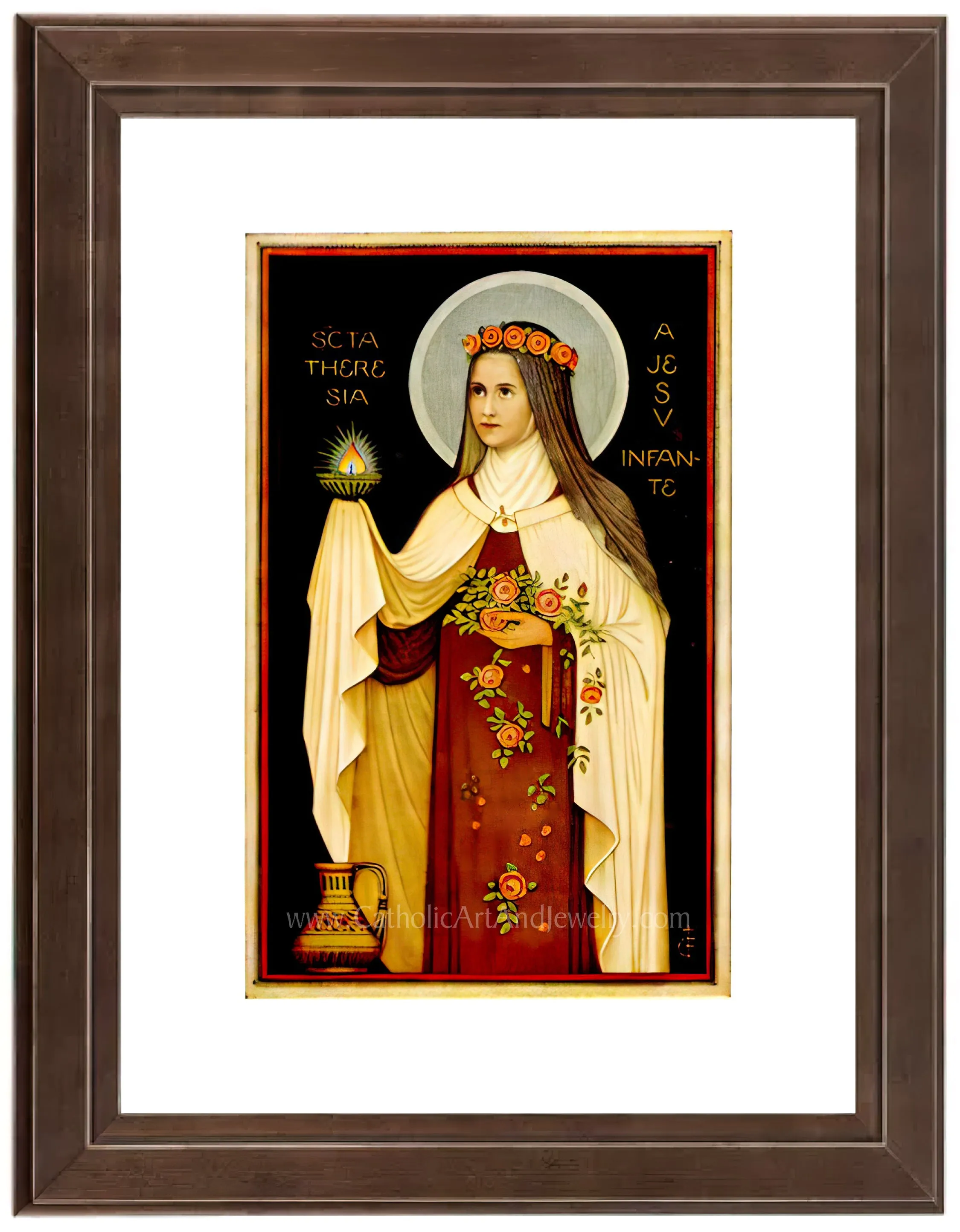 St. Therese – Based on a Benedictine Holy Card – 3 sizes – Archival Quality