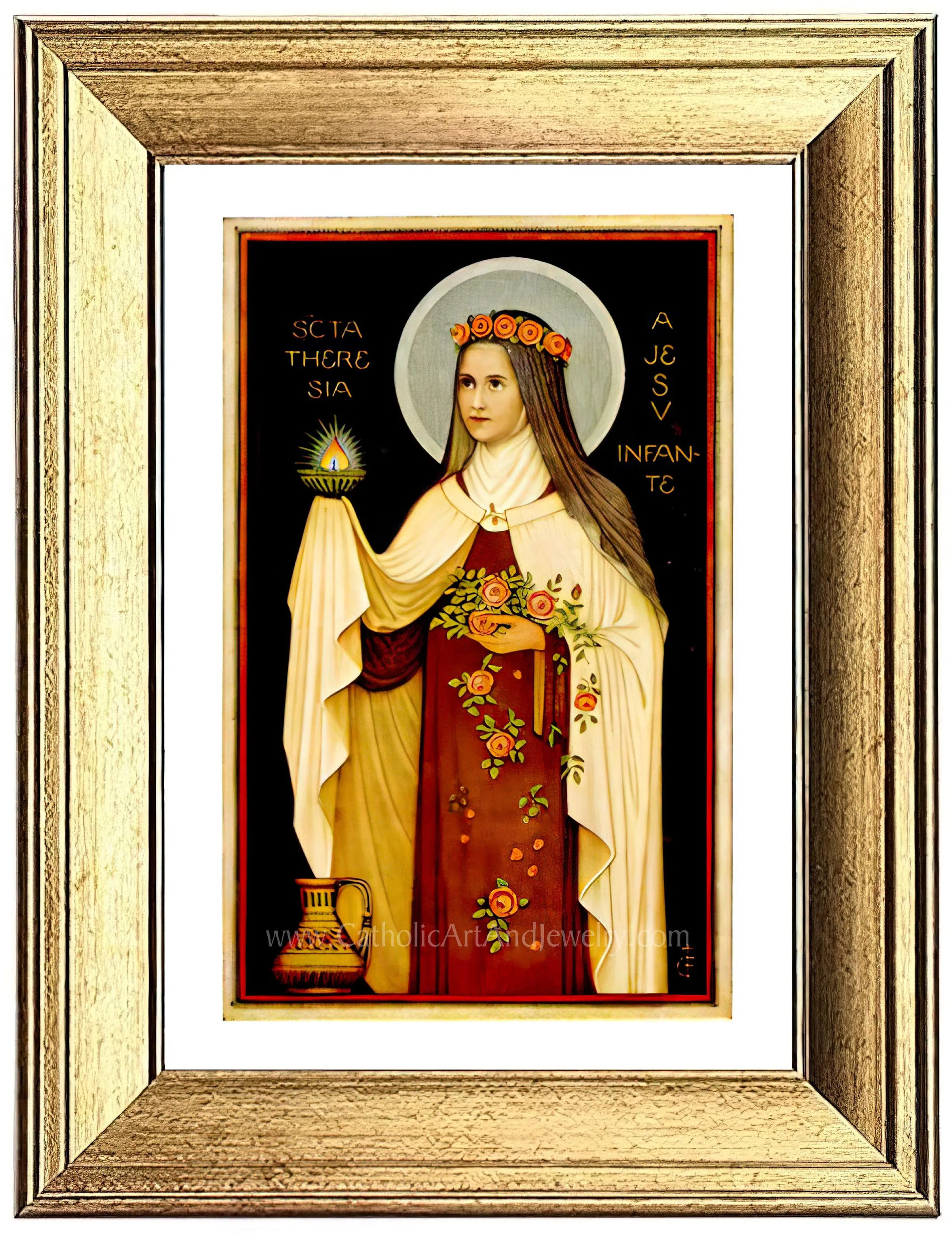 St. Therese – Based on a Benedictine Holy Card – 3 sizes – Archival Quality