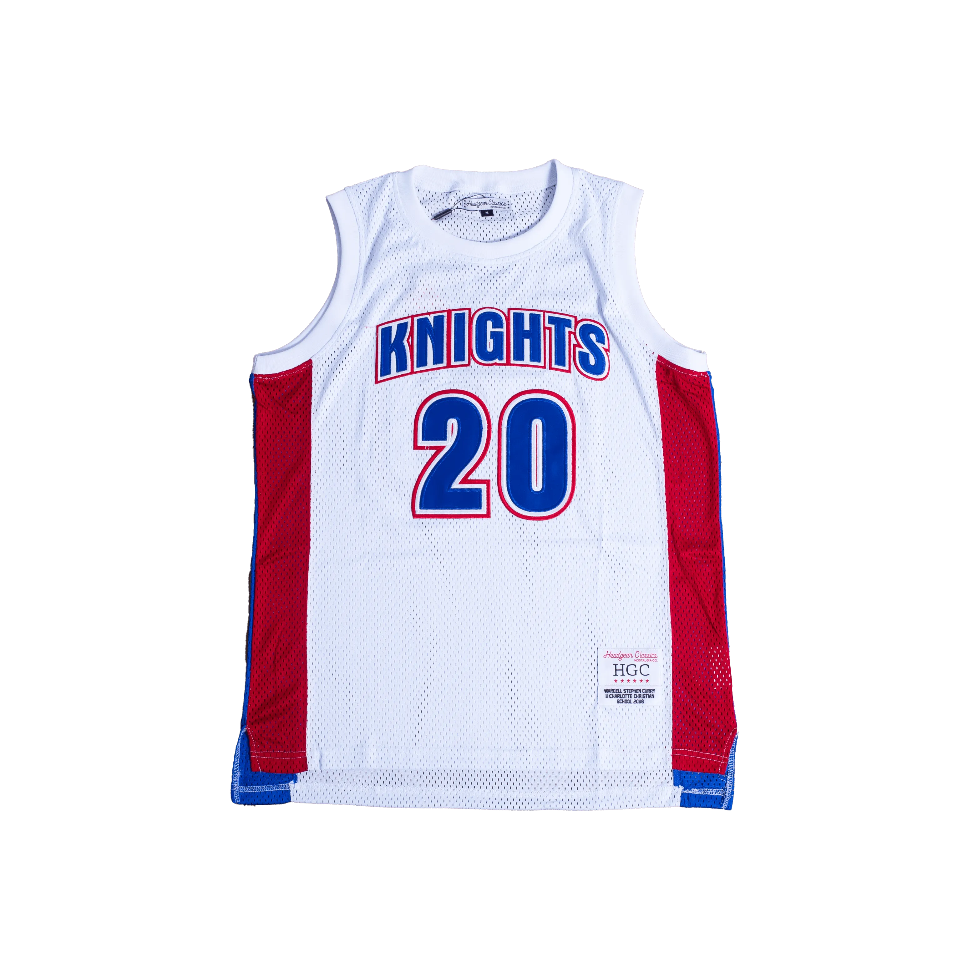 STEPH CURRY HIGH SCHOOL BASKETBALL JERSEY (WHITE)