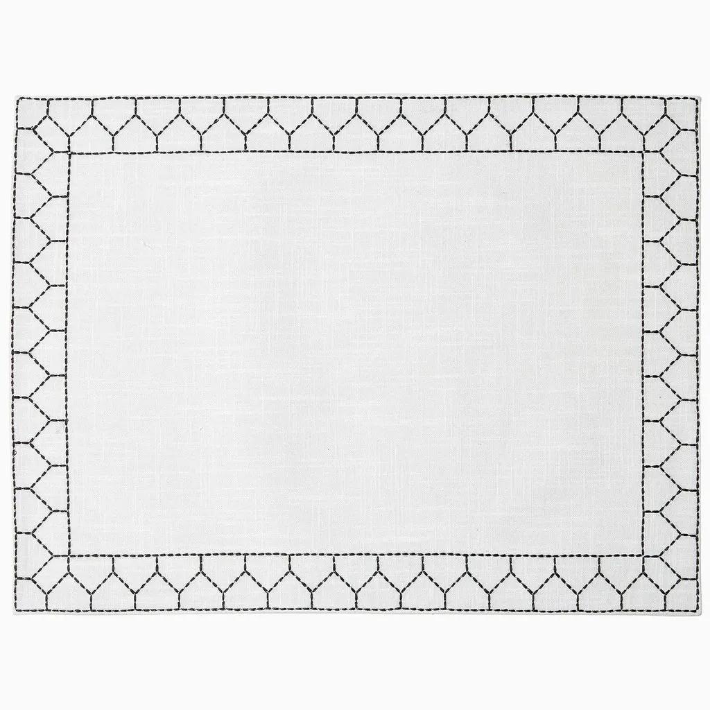 Stitched Indigo Placemat