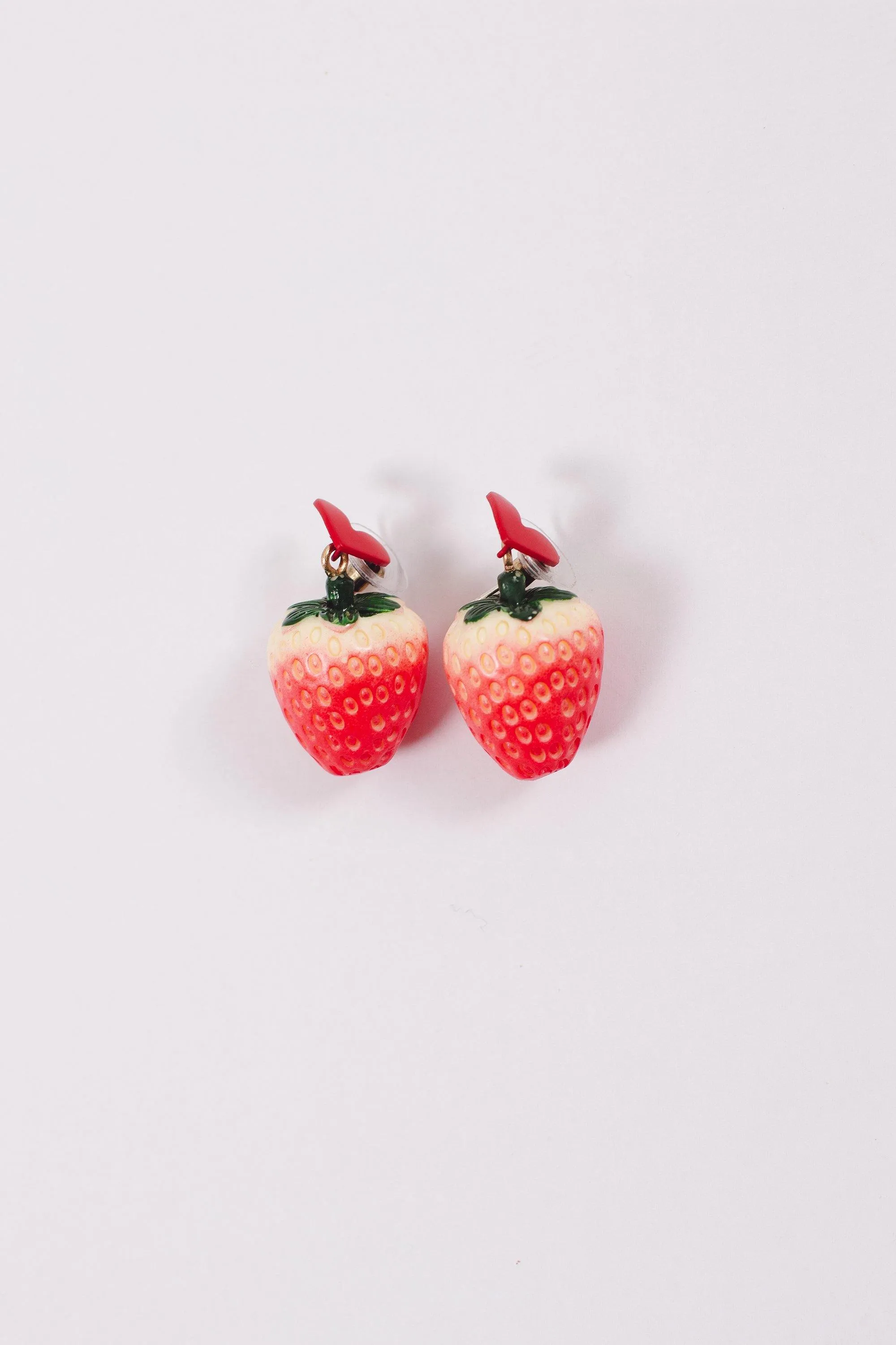 Strawberry Heart Earrings