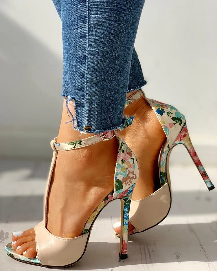 Summer Fish Mouth Open Toe High Heel Sandals Women's Large Size Women's Shoes