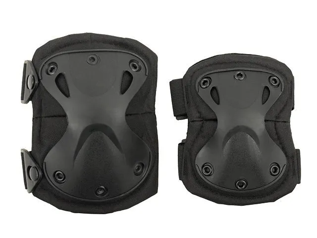 Tactical Knee & Elbow Pads Set - Schwarz