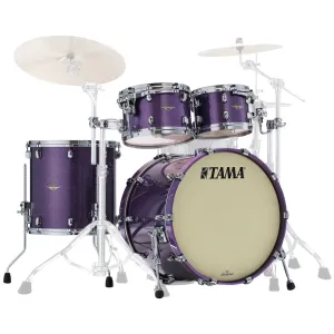 Tama Starclassic Maple 4-Piece Shell Pack with 22" Bass Drum and Chrome Shell Hardware - Deeper Purple