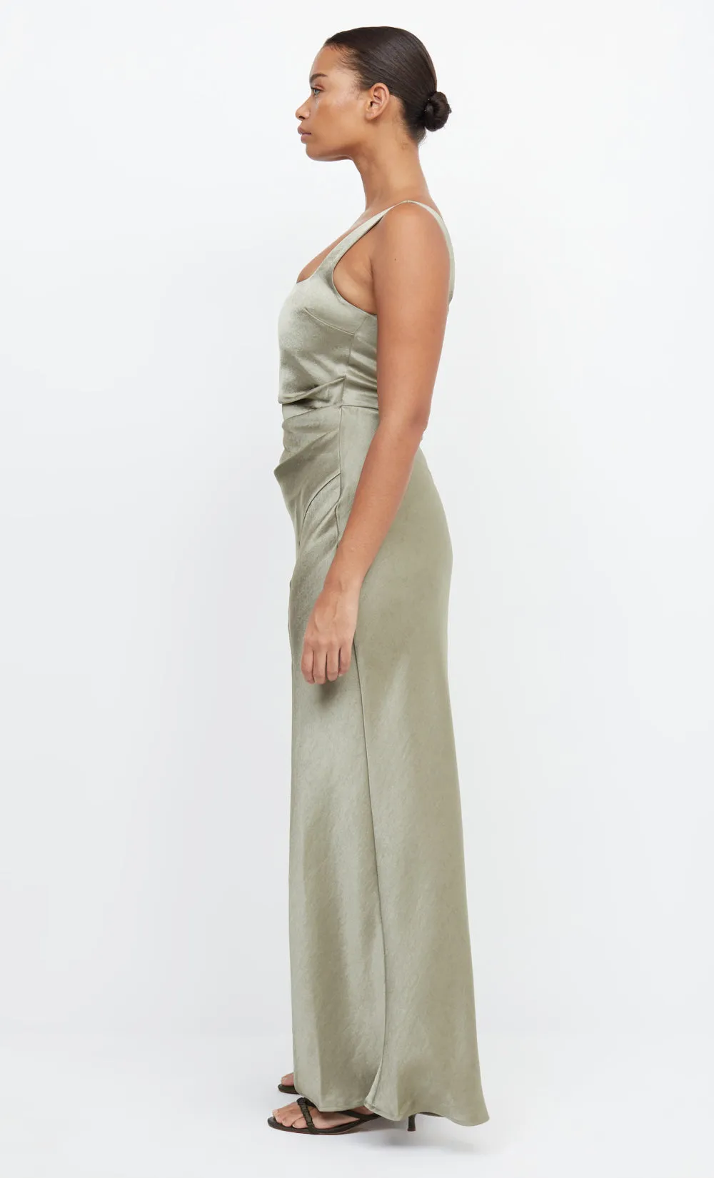 THE DREAMER SQUARE NECK DRESS - SAGE