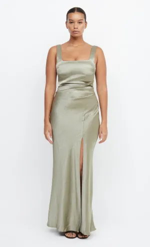 THE DREAMER SQUARE NECK DRESS - SAGE