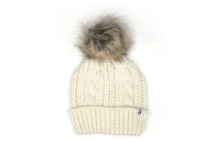 THE ONE - Cable Knit with Pom