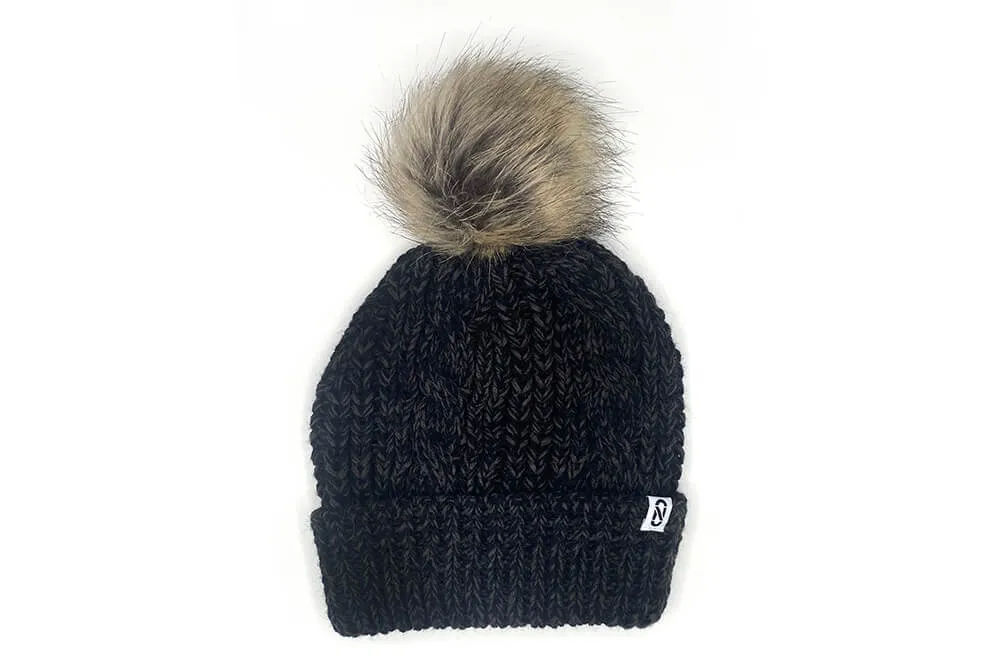 THE ONE - Cable Knit with Pom