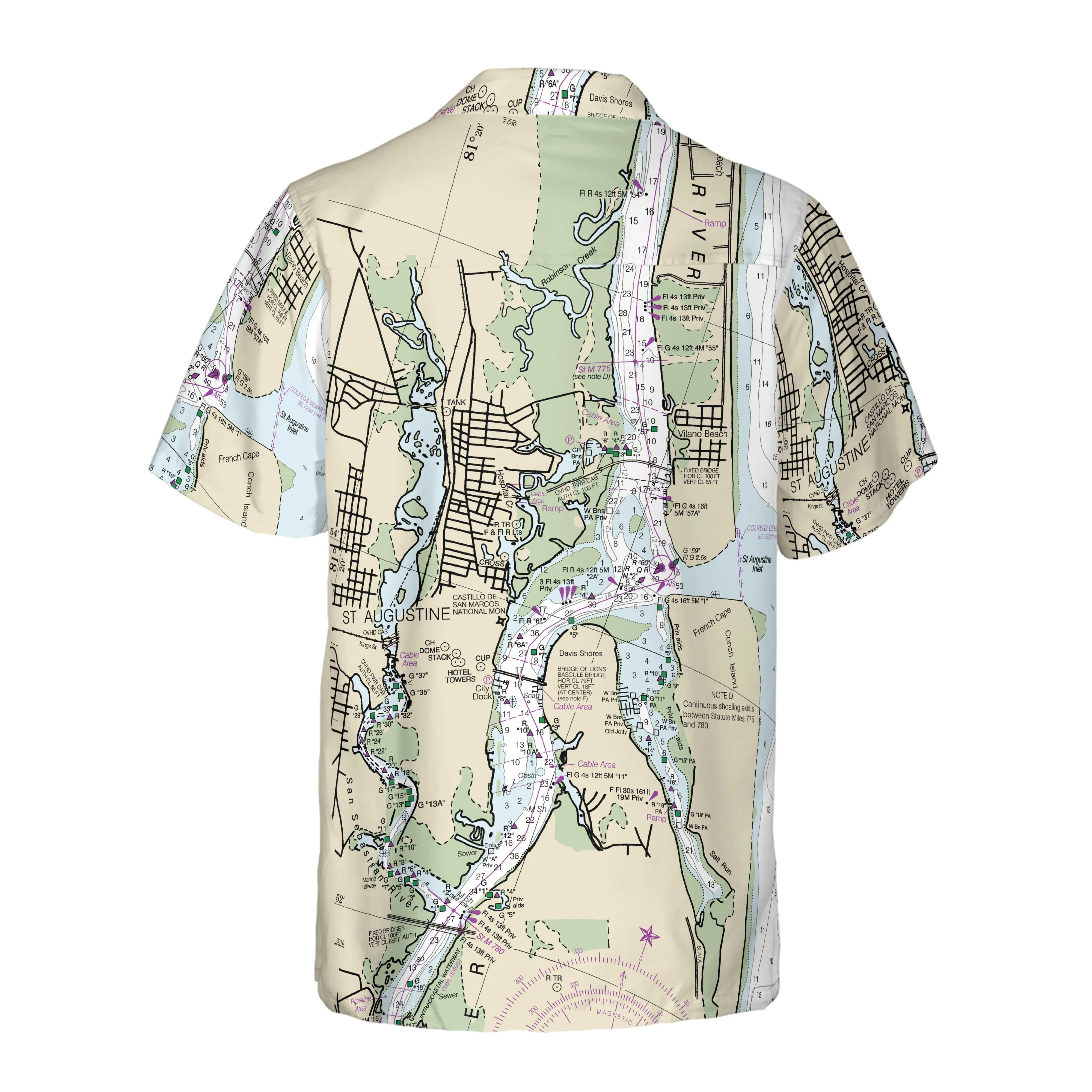 The St. Augustine Coconut Button Camp Shirt