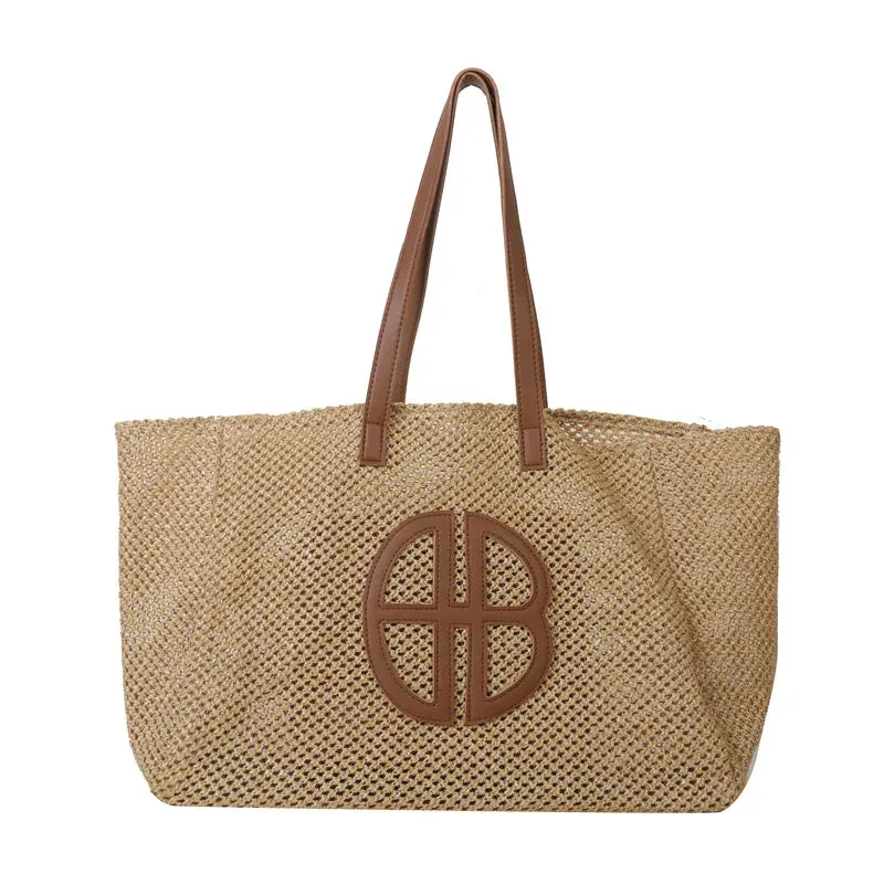 Tote Bag Large Capacity Handmade Casual Beach Bag Ethnic Style