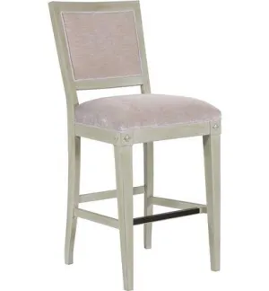 Trouvais Upholstered Back Bar Stool