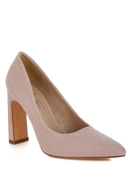 Uboa Slim 4" Block Heel Pumps