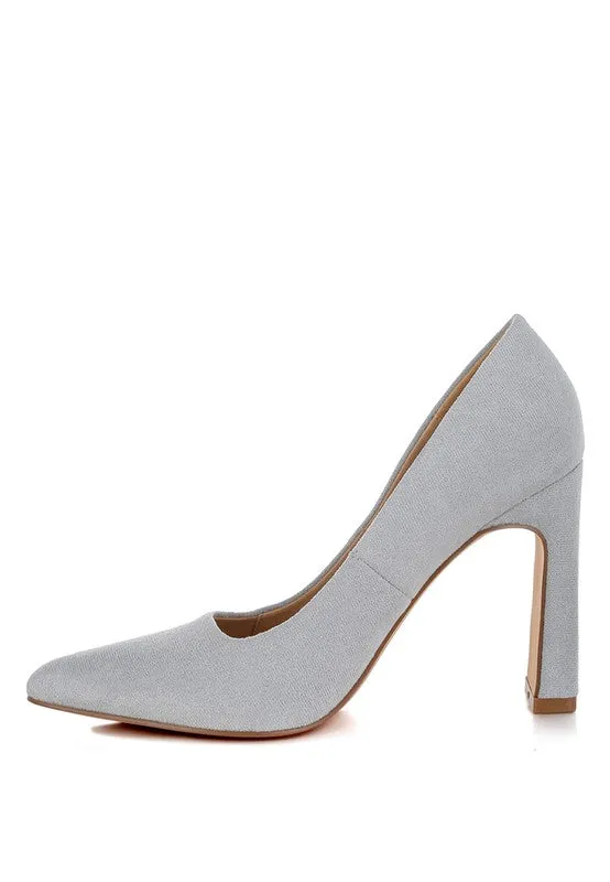 Uboa Slim 4" Block Heel Pumps