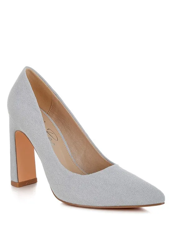 Uboa Slim 4" Block Heel Pumps
