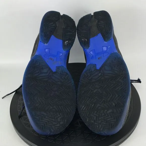 Under Armour Curry 2.5 Black/Blue Basketball Shoes 1274425-002 Men's Size 8