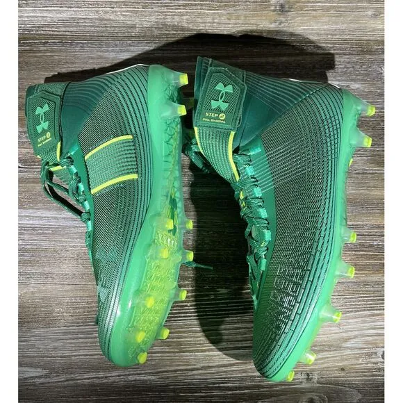 Under Armour UA Highlight MC Football Cleats Classic Vapor Green Men's 9‎ NWOB