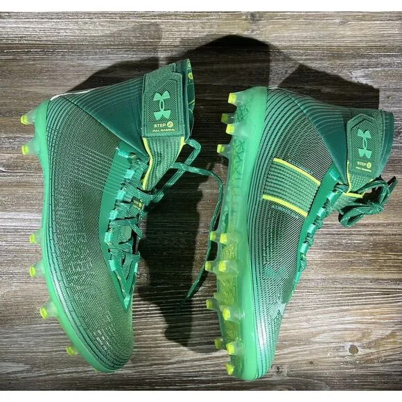 Under Armour UA Highlight MC Football Cleats Classic Vapor Green Men's 9‎ NWOB