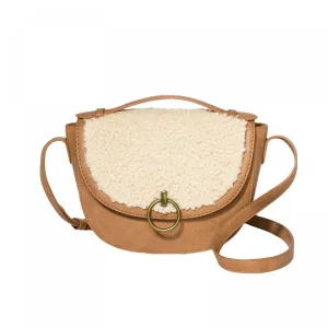 Universal Thread Faux Fur Saddle Handbag