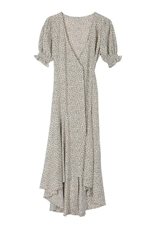 V-Neck Wrap Dress