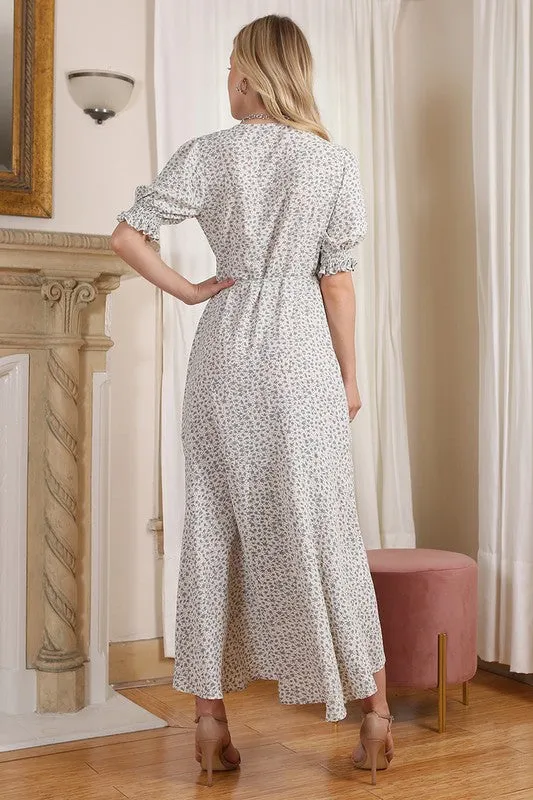 V-Neck Wrap Dress