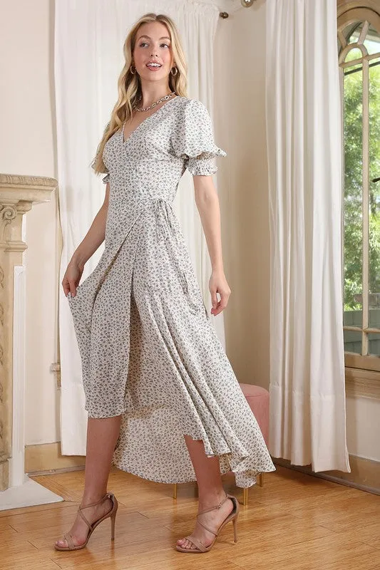 V-Neck Wrap Dress