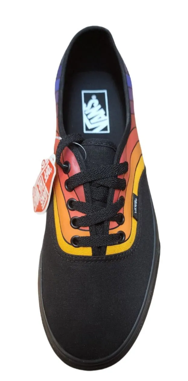 VANS Men's Black Authentic Refract Low Top Canvas Sneakers Size US 10.5 NWB