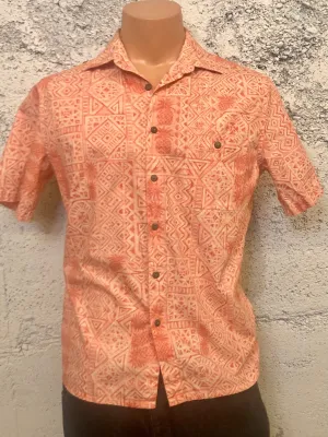 Vintage Orange Hawaiian Buttondown