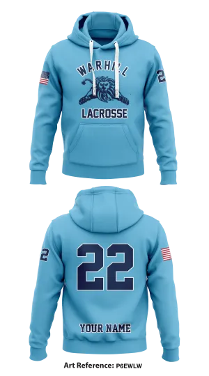 Warhill HS Lacrosse Team Store 1  Core Men's Hooded Performance Sweatshirt - P6ewLw