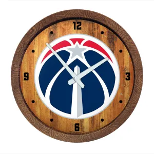 Washington Wizards: "Faux" Barrel Top Clock