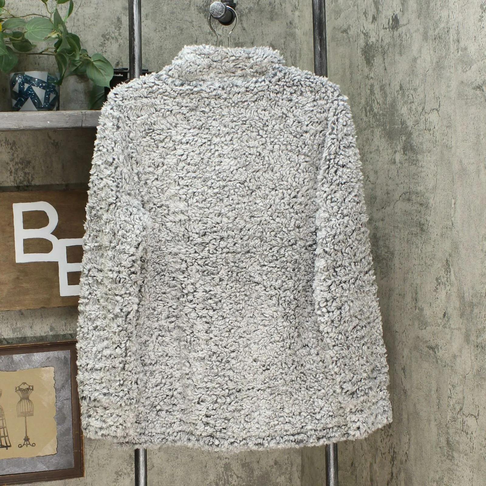 Weatherproof Vintage Women's 1/4 Zip Faux Fur Cozy Fleece Jacket