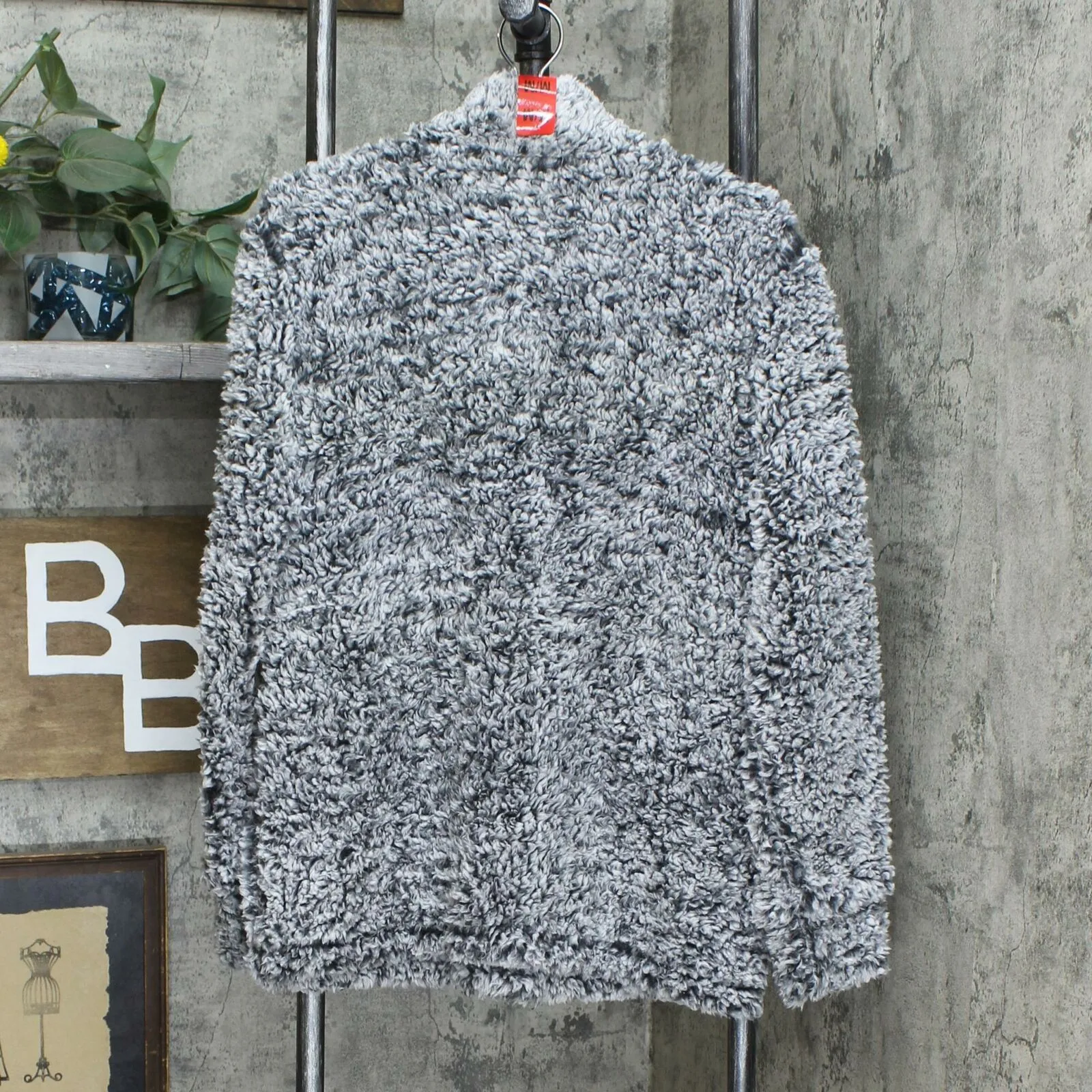 Weatherproof Vintage Women's 1/4 Zip Faux Fur Cozy Fleece Jacket