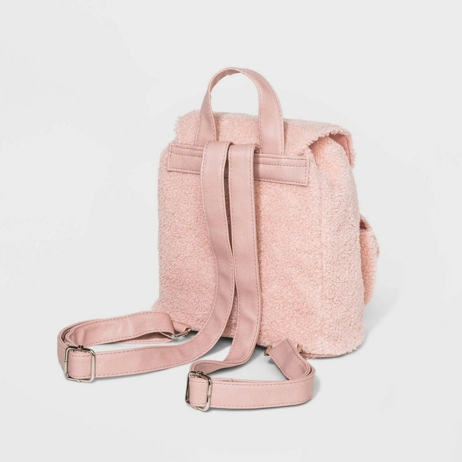 Wild Fable Drawstring Tab Closure Faux Fur Backpack