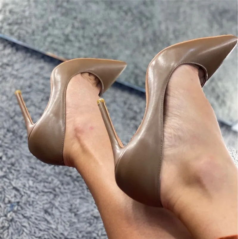 Women Sexy Pointed Toe High Heel Slip On Stiletto Pumps