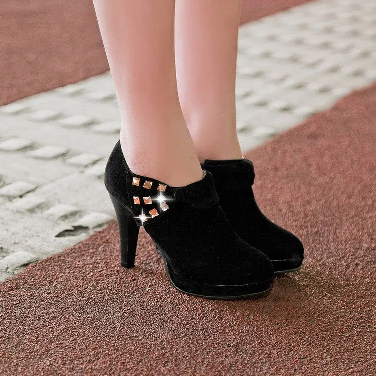 Women's Rhinestone High Heel Shoes