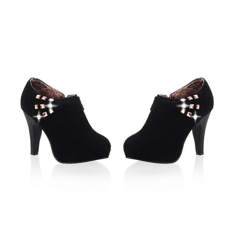 Women's Rhinestone High Heel Shoes