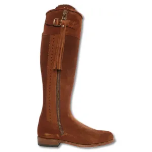 Women's Traditional Suede Spanish Boots