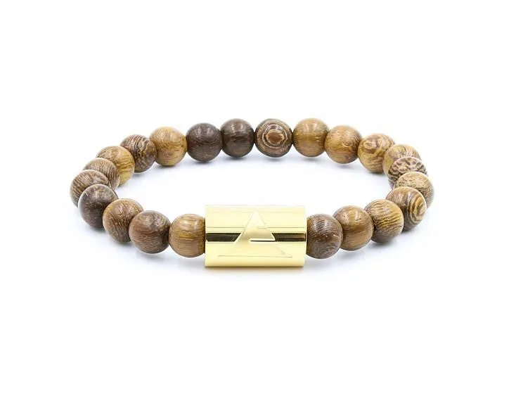 Wood Bracelet - Dark Brown