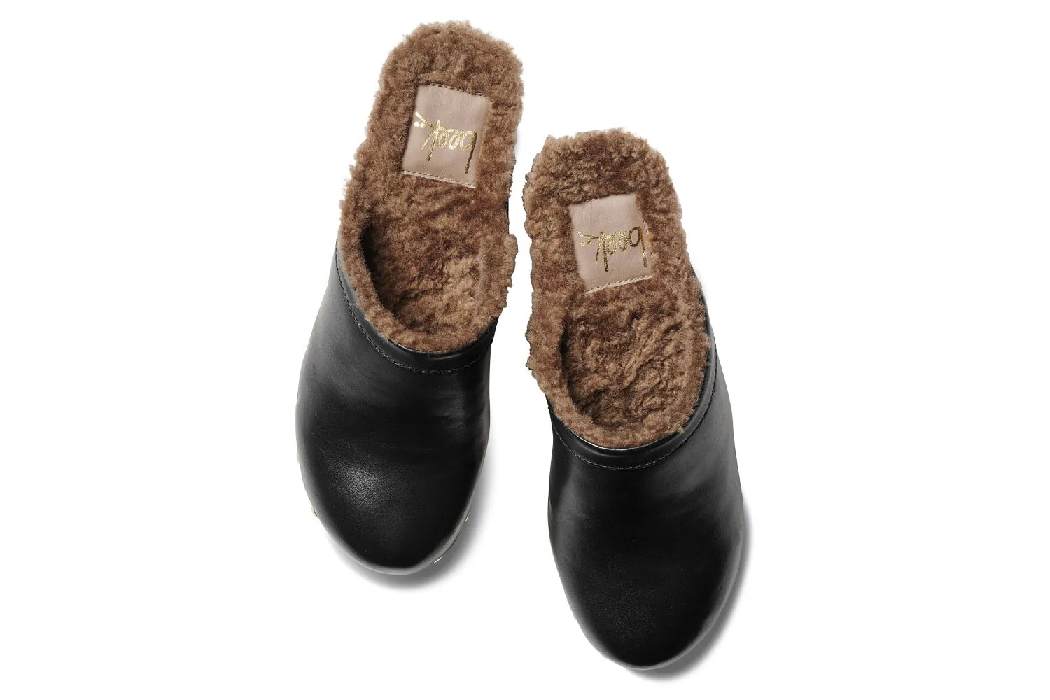 WOODPECKER SHEARLING - Black